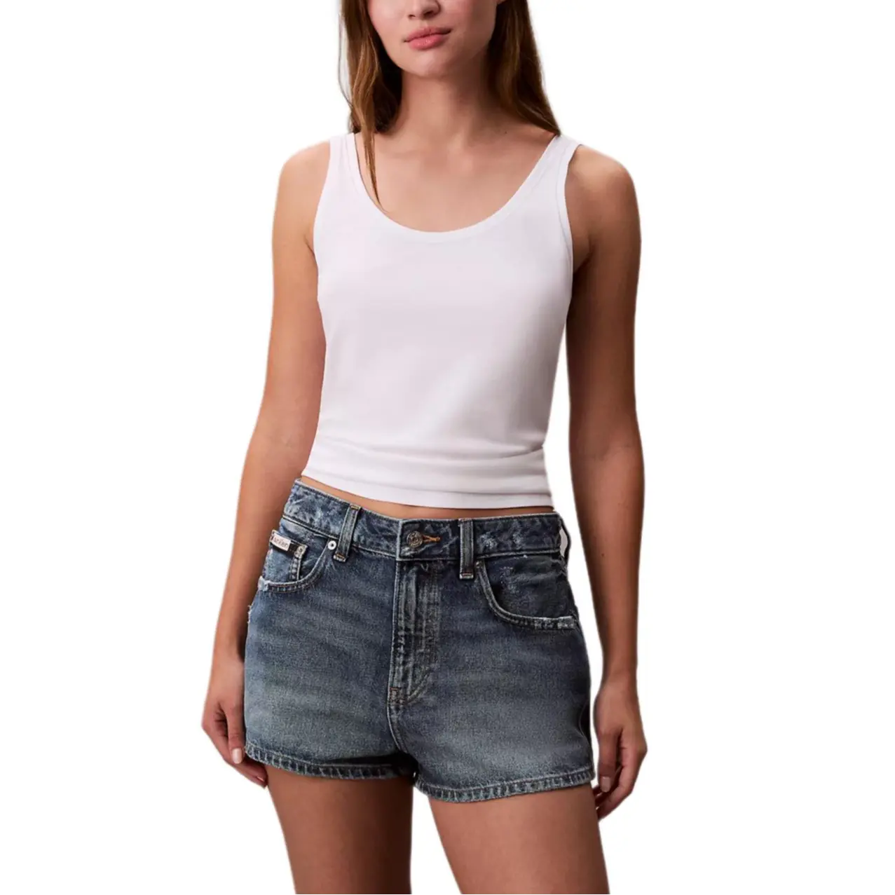 Джинсовые шорты женские Calvin Klein, синий
Джинсовые шорты женские Calvin Klein, синий