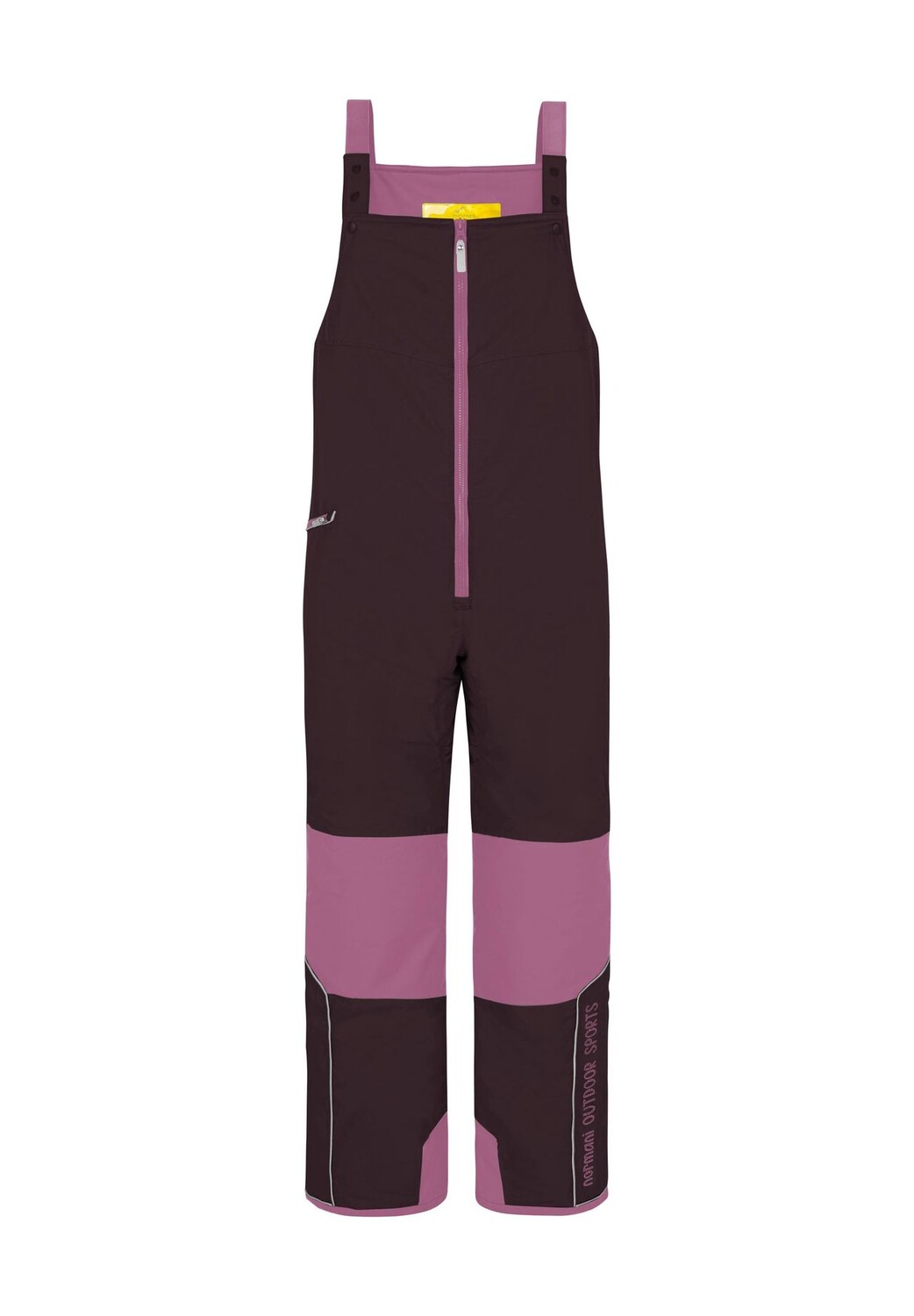 Детские зимние брюки на подтяжках «Улухакток» normani, розовый 
Детские зимние брюки на подтяжках «Улухакток» normani, розовый