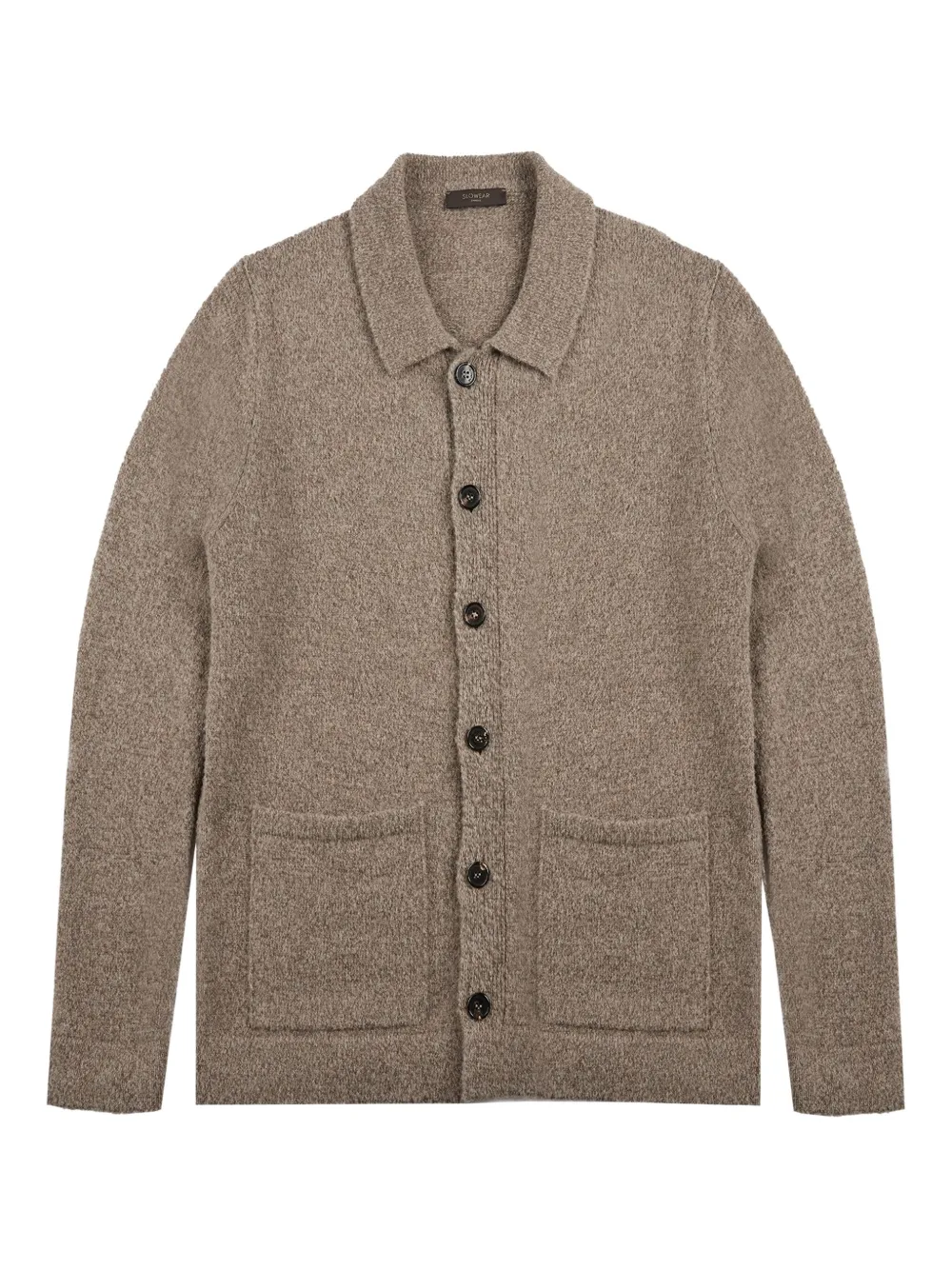 Кардиган из ткани букле Zanone, коричневый
Кардиган из ткани букле Zanone, коричневый