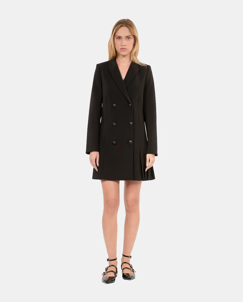 Короткое платье в стиле костюма The Kooples, черный
Короткое платье в стиле костюма The Kooples, черный