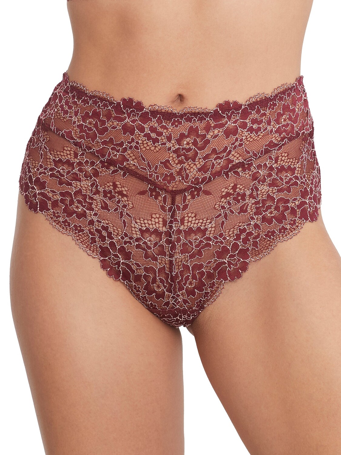 Женские трусы с высоким кроем Camio Mio, цвет Maroon/Barely There
Женские трусы с высоким кроем Camio Mio, цвет Maroon/Barely There