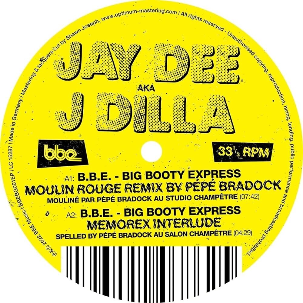 Виниловая пластинка J Dilla - B.B.E.
Виниловая пластинка J Dilla - B.B.E.