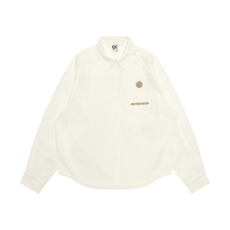 Рубашка мужская с лацканом Moderate Denim Aape, экрю iva
Рубашка мужская с лацканом Moderate Denim Aape, экрю iva