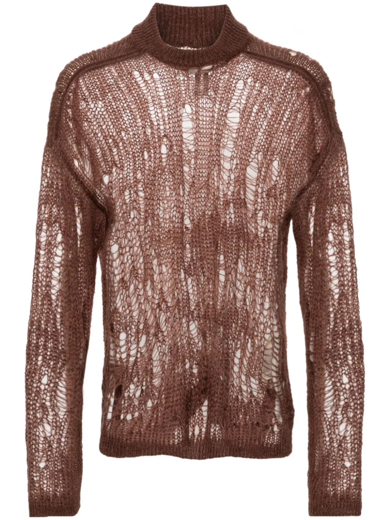 Rick Owens джемпер Tommy Lupetto крупной вязки, коричневый
Rick Owens джемпер Tommy Lupetto крупной вязки, коричневый