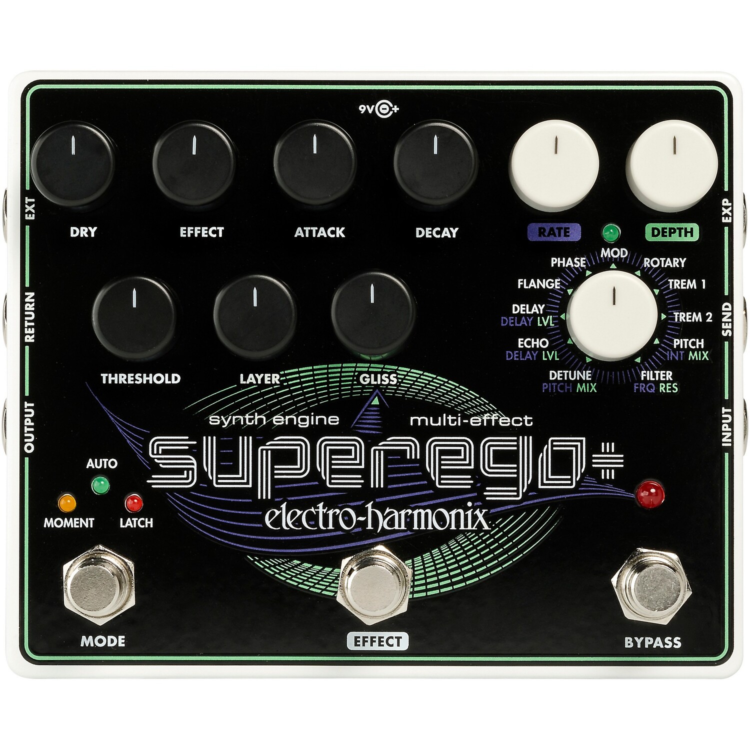 Педаль эффектов Synth Electro-Harmonix Superego+
Педаль эффектов Synth Electro-Harmonix Superego+
