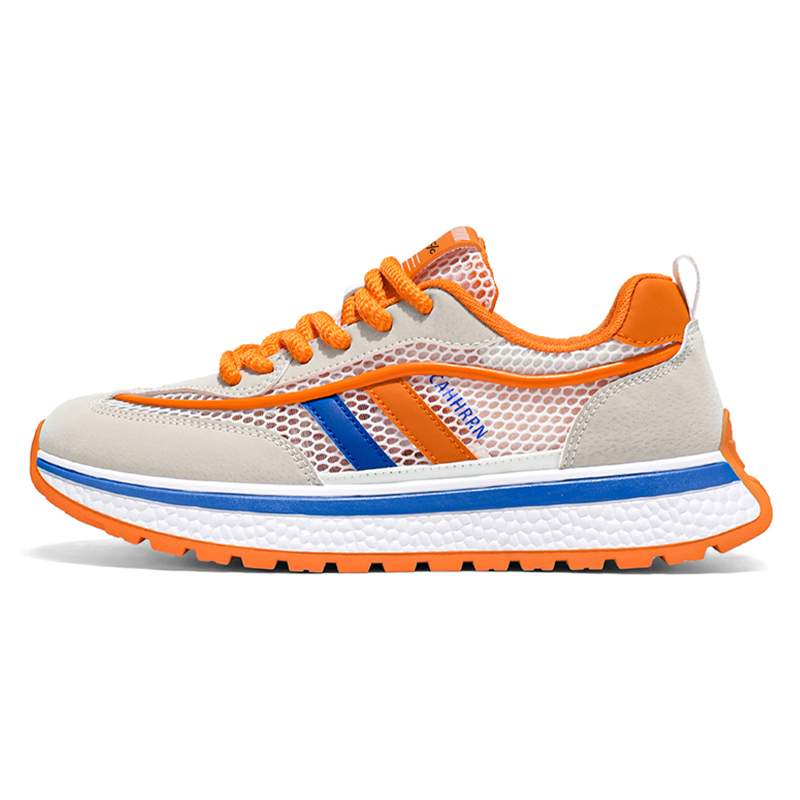 Нескользящие, износостойкие, дышащие, легкие, низкие повседневные туфли для мужчин Colorful Creations, Gray Orange
Нескользящие, износостойкие, дышащие, легкие, низкие повседневные туфли для мужчин Colorful Creations, Gray Orange