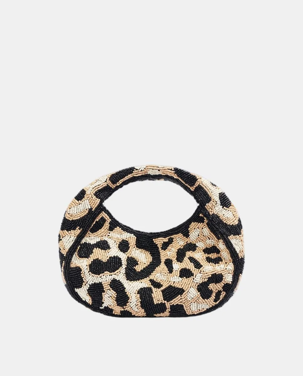 Мини-сумка из бисера с принтом "анимал" Scalpers, кремовый
Мини-сумка из бисера с принтом "анимал" Scalpers, кремовый