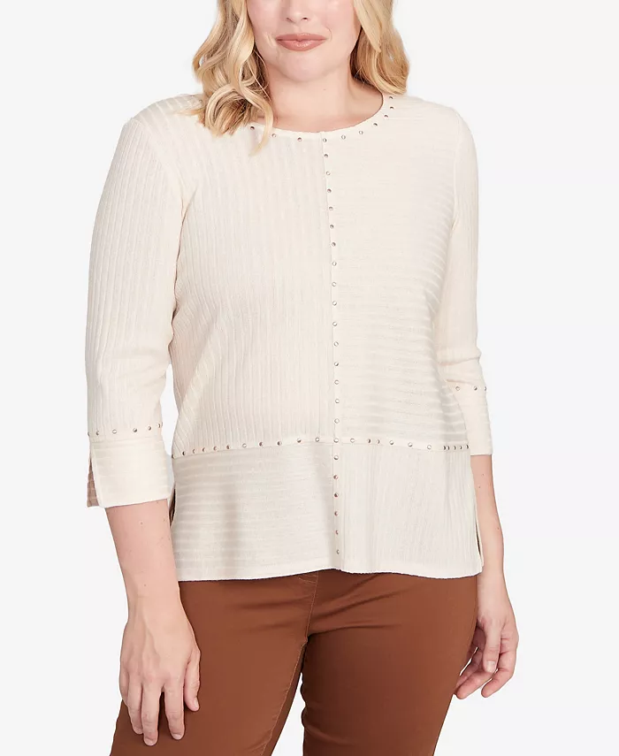 Топ Petite Mount Laurel с отделкой Alfred Dunner, слоновая кость/кремовый
Топ Petite Mount Laurel с отделкой Alfred Dunner, слоновая кость/кремовый