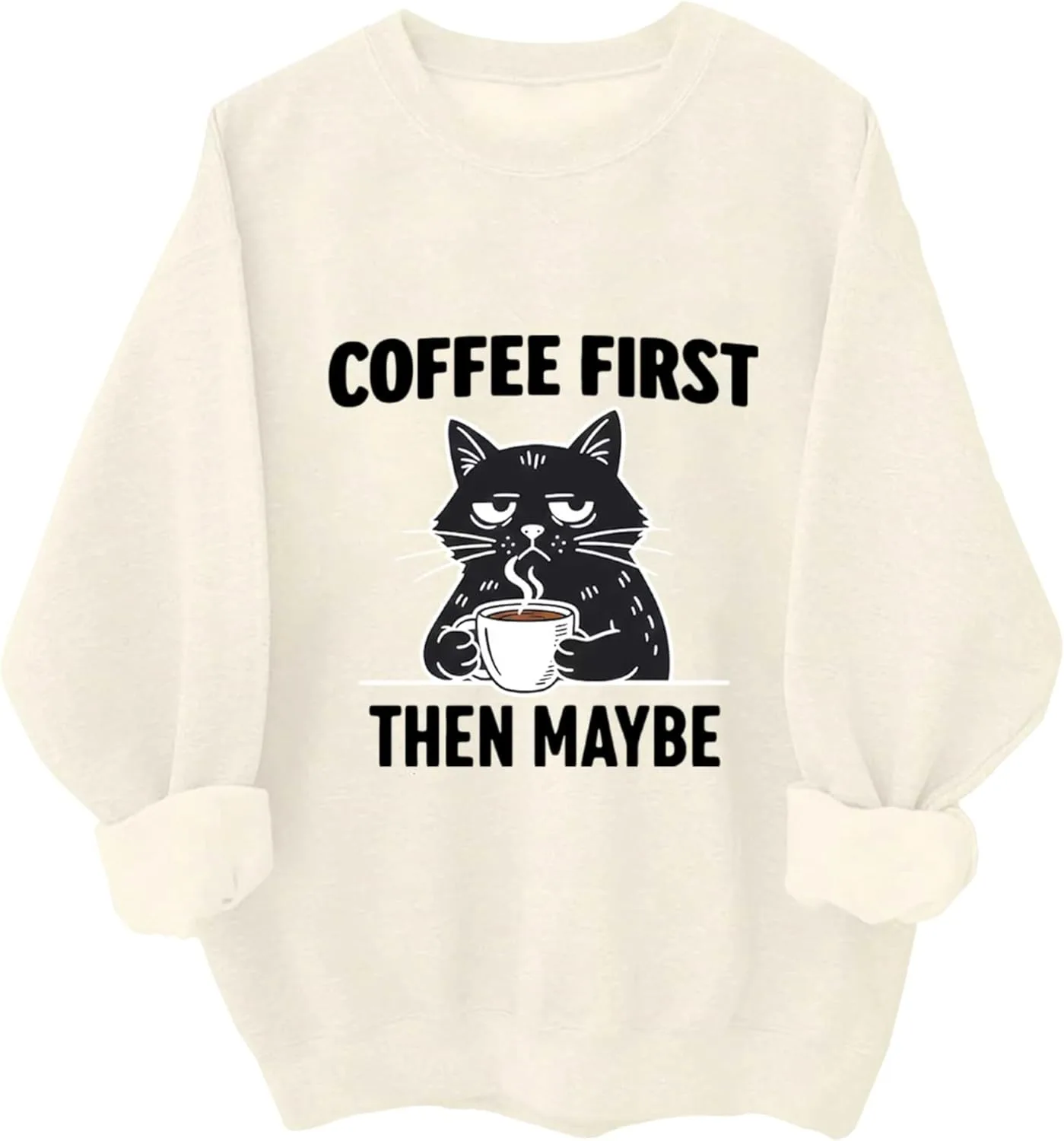 Толстовка Funny Cat Lover с принтом Coffee First Then Maybe Relliot
Толстовка Funny Cat Lover с принтом Coffee First Then Maybe Relliot