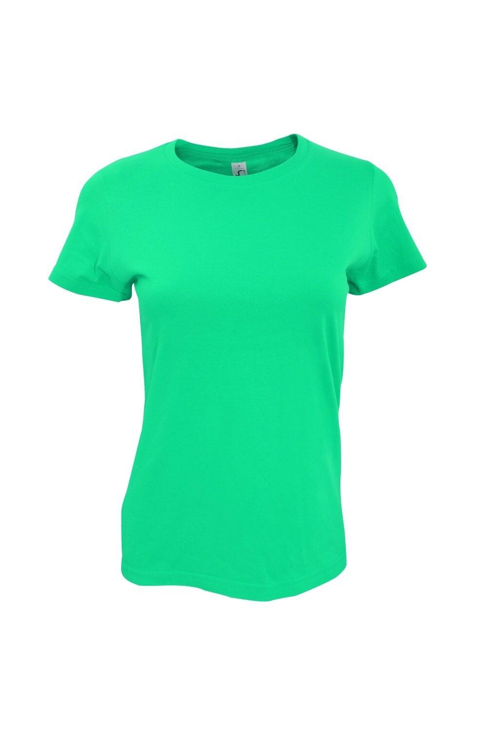 Футболка Imperial Heavy с короткими рукавами SOL'S, зеленый 
Футболка Imperial Heavy с короткими рукавами SOL'S, зеленый