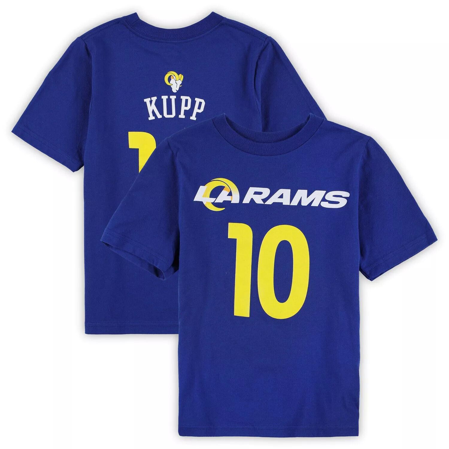 Футболка с именем и номером игрока Cooper Kupp Royal Los Angeles Rams Mainliner для малышей Outerstuff
Футболка с именем и номером игрока Cooper Kupp Royal Los Angeles Rams Mainliner для малышей Outerstuff