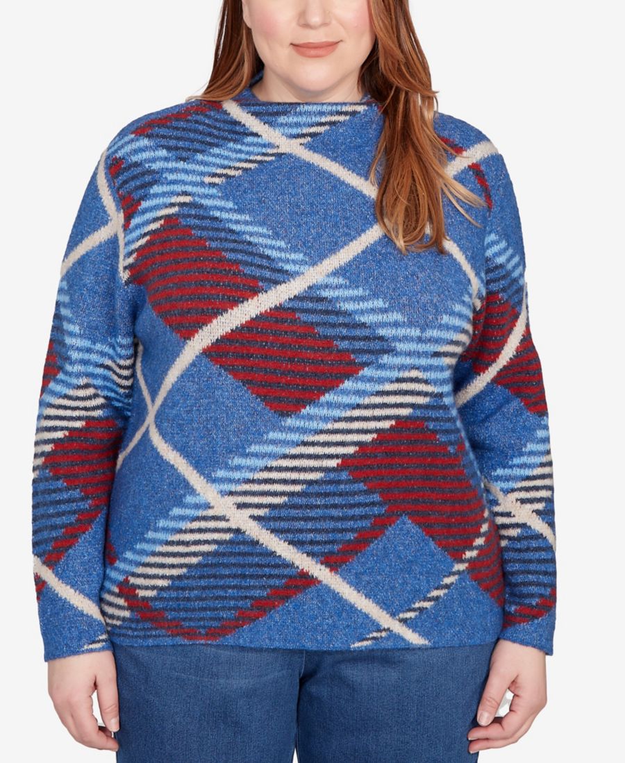 Свитер с высоким воротником в клетку "Sunset Canyon" больших размеров Alfred Dunner, Blue Multi
Свитер с высоким воротником в клетку "Sunset Canyon" больших размеров Alfred Dunner, Blue Multi