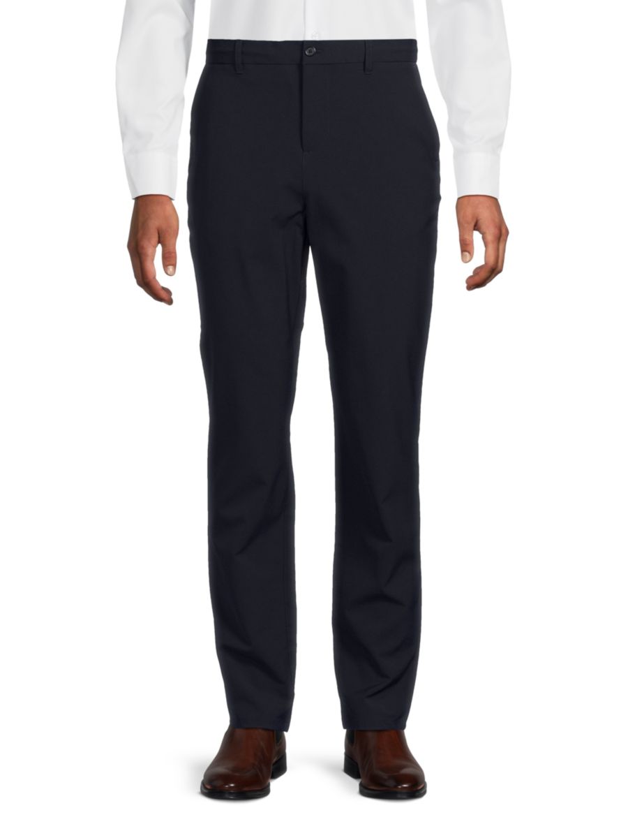 Однотонные брюки с плоским передом American Heritage, темно-синий
Однотонные брюки с плоским передом American Heritage, темно-синий