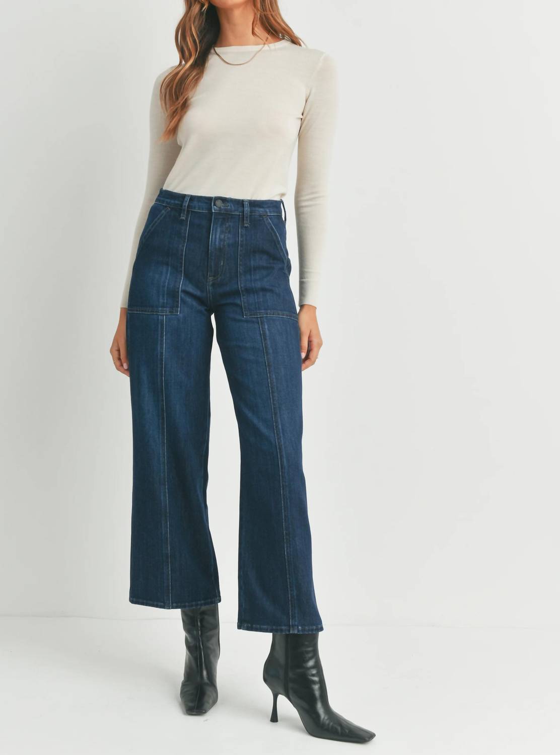 Новые прямые джинсы со швами Utility из темного денима JUST BLACK DENIM, цвет dark denim
Новые прямые джинсы со швами Utility из темного денима JUST BLACK DENIM, цвет dark denim