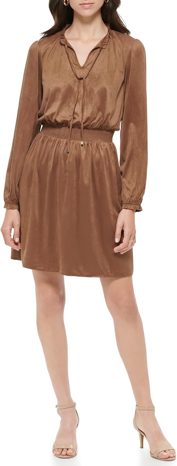 Женское платье Tommy Hilfiger из искусственной замши с длинными рукавами и вырезом-капелькой, Walnut
Женское платье Tommy Hilfiger из искусственной замши с длинными рукавами и вырезом-капелькой, Walnut