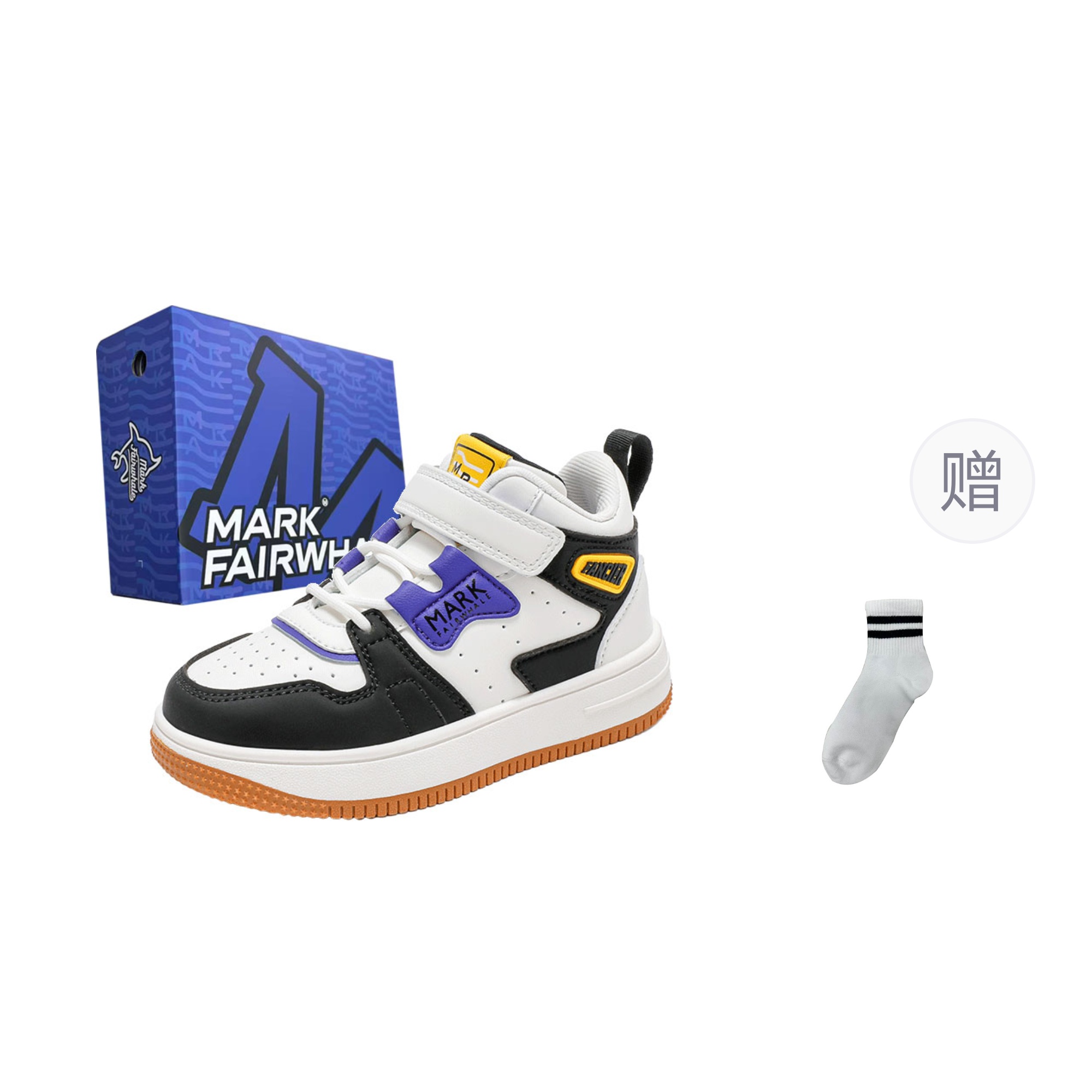 Детская повседневная обувь для детей FAIRWHALE, белый/черный
Детская повседневная обувь для детей FAIRWHALE, белый/черный