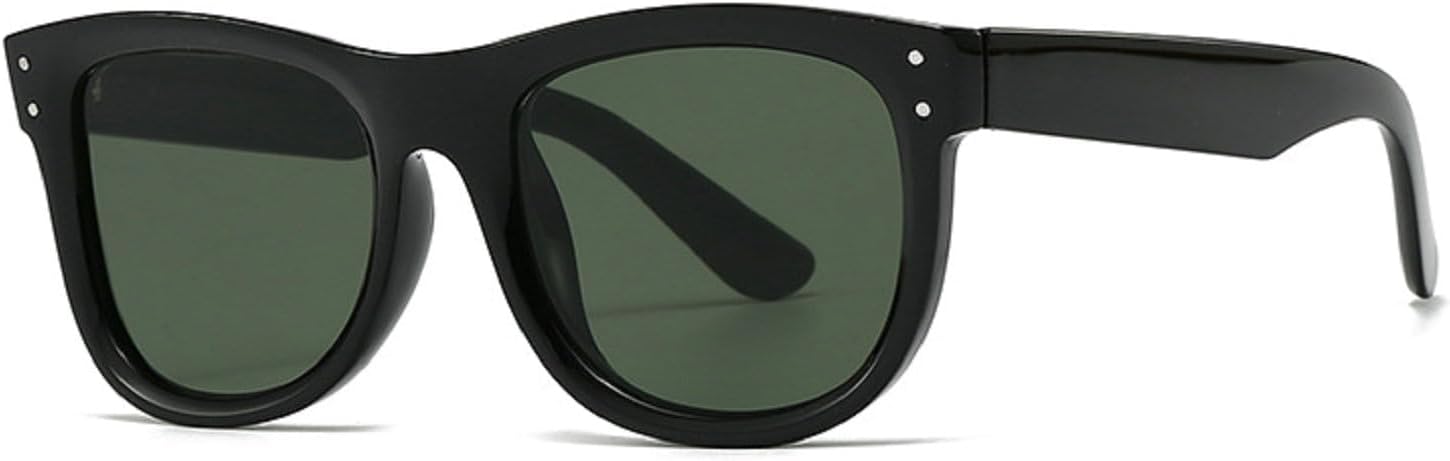 Модные квадратные солнцезащитные очки-пилот для женщин, стильные очки для вождения с защитой от УФ-излучения, винтажные большие солнцезащитные очки для мужчин mincl, Black Green
Модные квадратные солнцезащитные очки-пилот для женщин, стильные очки для вождения с защитой от УФ-излучения, винтажные большие солнцезащитные очки для мужчин mincl, Black Green