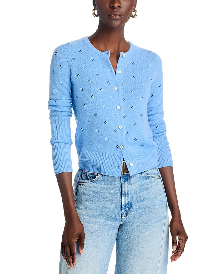 Кардиган из кашемира с ажурной вязкой Guest in Residence, синий
Кардиган из кашемира с ажурной вязкой Guest in Residence, синий