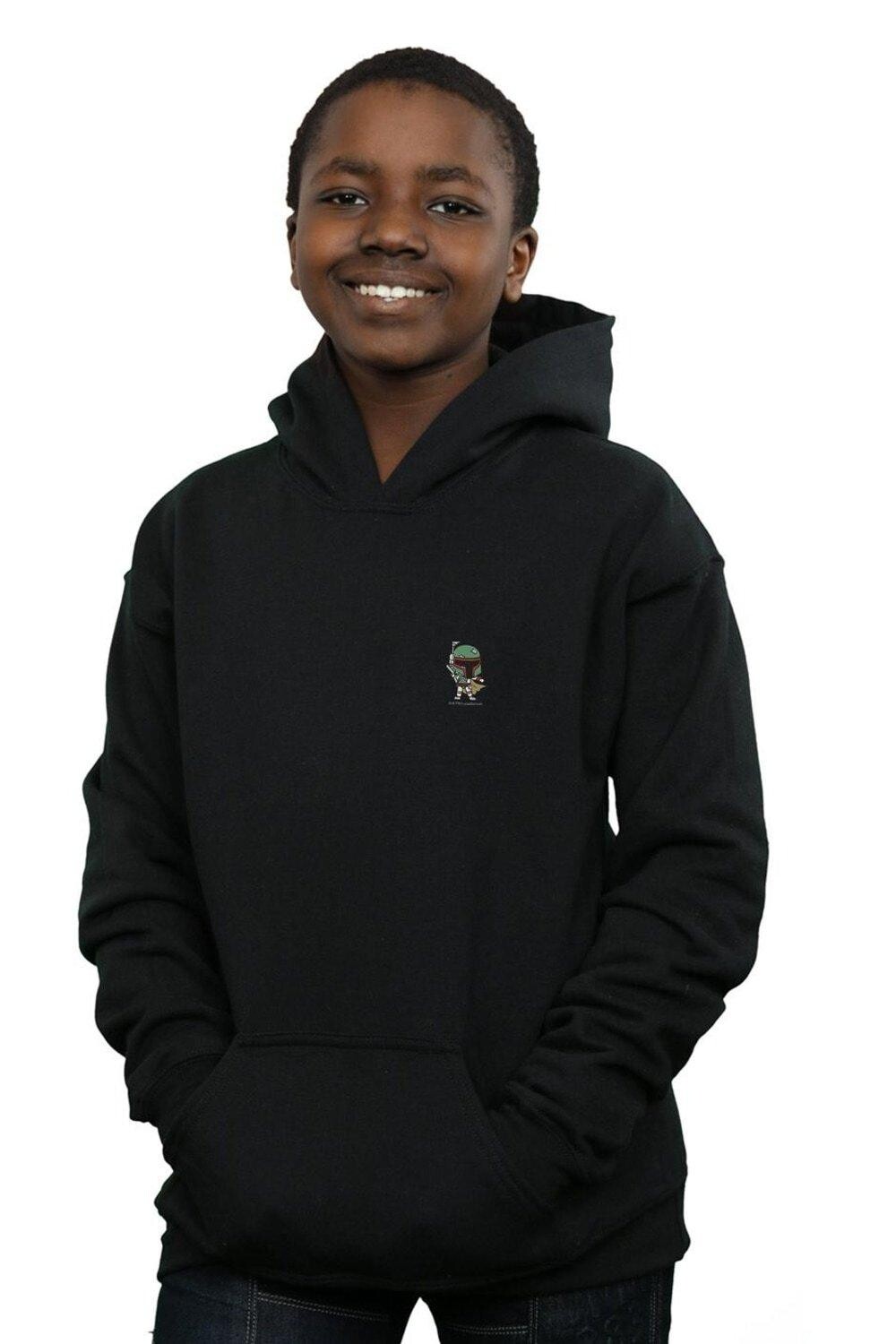 Толстовка с принтом на груди Боба Фетт Star Wars, черный
Толстовка с принтом на груди Боба Фетт Star Wars, черный