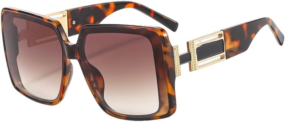 Модные солнцезащитные очки для женщин, роскошные, большие, с градиентным переходом цвета, элегантные женские очки в крупной оправе, с леопардовым принтом LVTFCO, Leopard Tea
Модные солнцезащитные очки для женщин, роскошные, большие, с градиентным переходом цвета, элегантные женские очки в крупной оправе, с леопардовым принтом LVTFCO, Leopard Tea