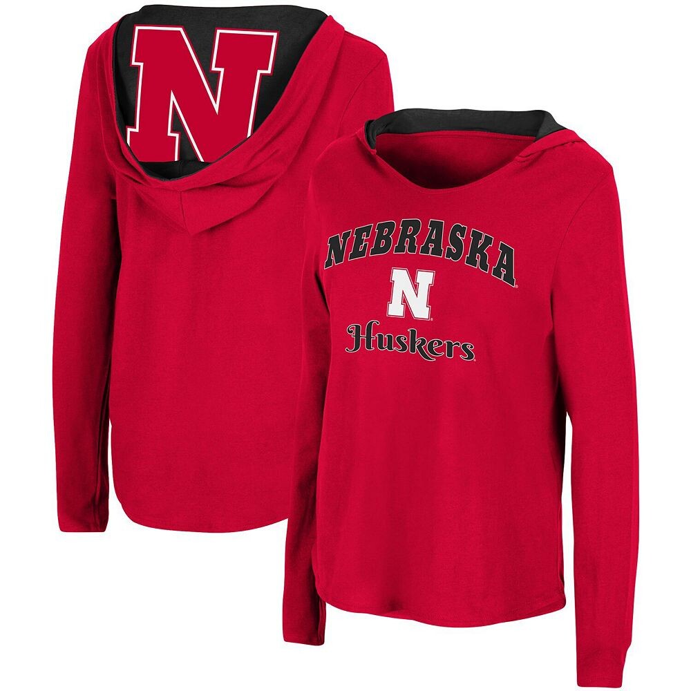 Женская футболка с капюшоном и длинными рукавами Colosseum Scarlet Nebraska Huskers Catalina, цвет Neb Red
Женская футболка с капюшоном и длинными рукавами Colosseum Scarlet Nebraska Huskers Catalina, цвет Neb Red