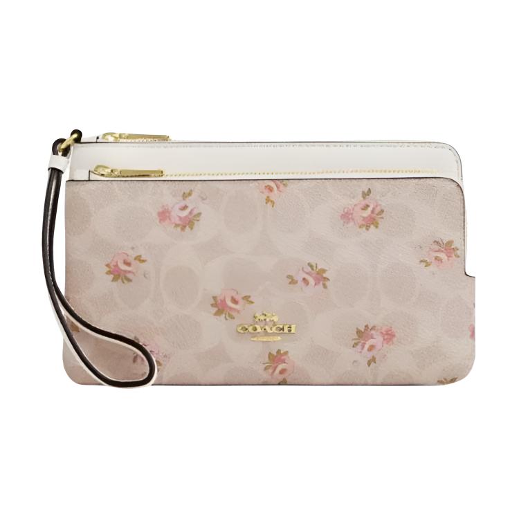 COACH Кошелек Double Zip Canvas с лицевой кожей, маленький, для женщин, цвет Gold & Sand
COACH Кошелек Double Zip Canvas с лицевой кожей, маленький, для женщин, цвет Gold & Sand