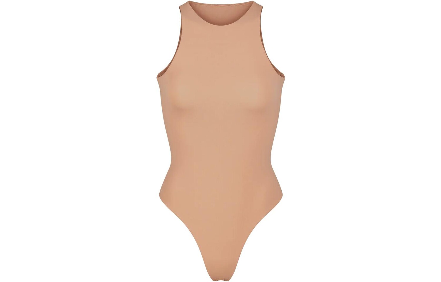 Боди женское цвета охры Skims
Боди женское цвета охры Skims