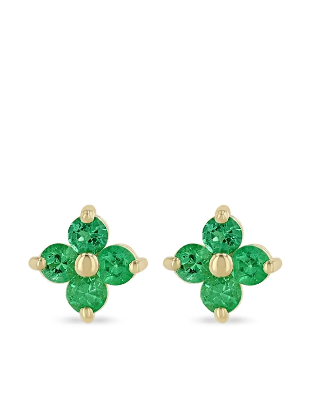 Серьги Quad из желтого золота с изумрудами Zoë Chicco, золотистый
Серьги Quad из желтого золота с изумрудами Zoë Chicco, золотистый