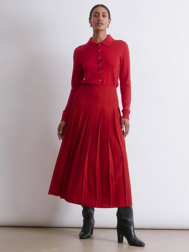 Плиссированная юбка миди Albaray, Red
Плиссированная юбка миди Albaray, Red