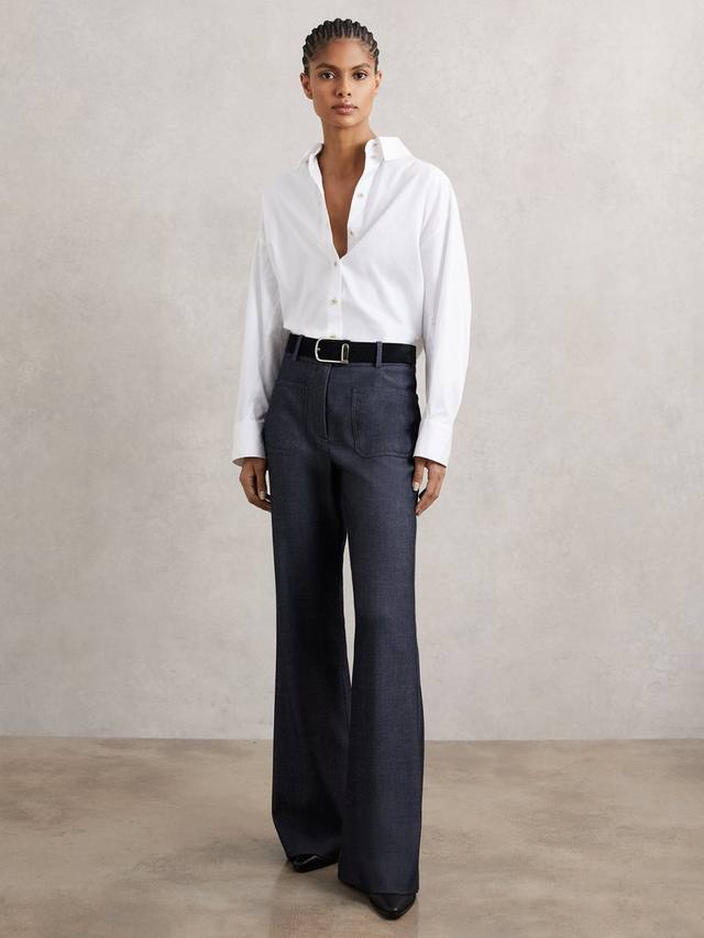 Брюки Uma Flannel Flared из шерстяной смеси Reiss, Blue
Брюки Uma Flannel Flared из шерстяной смеси Reiss, Blue