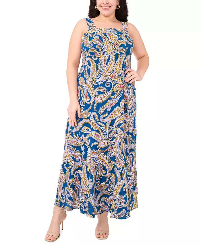 Платье макси без рукавов с узором пейсли и квадратным вырезом больших размеров MSK, мультиколор
Платье макси без рукавов с узором пейсли и квадратным вырезом больших размеров MSK, мультиколор