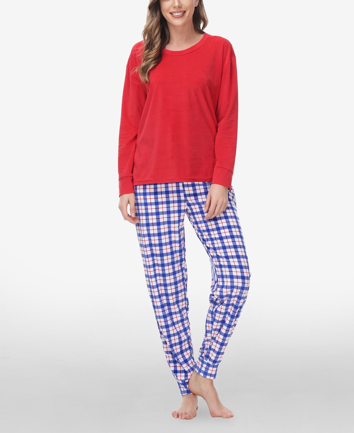 Женский топ с круглым вырезом с длинными рукавами и джоггерами, комплект из 2 шт. INK+IVY
Женский топ с круглым вырезом с длинными рукавами и джоггерами, комплект из 2 шт. INK+IVY