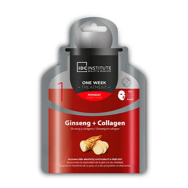С женьшенем и коллагеном Mascarilla One Week Idc Institute, 1 UD 
С женьшенем и коллагеном Mascarilla One Week Idc Institute, 1 UD