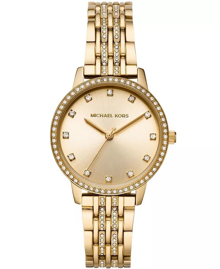 Женские часы Melissa с золотистым браслетом из нержавеющей стали, 35 мм Michael Kors, золото
Женские часы Melissa с золотистым браслетом из нержавеющей стали, 35 мм Michael Kors, золото