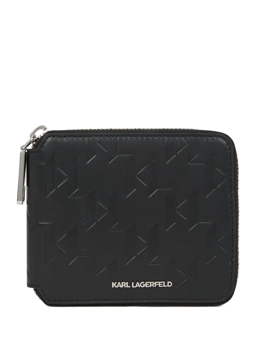 Кошелек на молнии с монограммой Karl Lagerfeld, черный
Кошелек на молнии с монограммой Karl Lagerfeld, черный