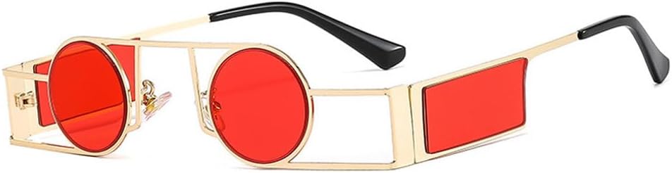 Панк-солнцезащитные очки для мужчин, винтажные женские ретро-солнцезащитные очки, уникальные металлические очки в стиле стимпанк, защита от ультрафиолета UV400 TKKTLLT, C2gold-red
Панк-солнцезащитные очки для мужчин, винтажные женские ретро-солнцезащитные очки, уникальные металлические очки в стиле стимпанк, защита от ультрафиолета UV400 TKKTLLT, C2gold-red