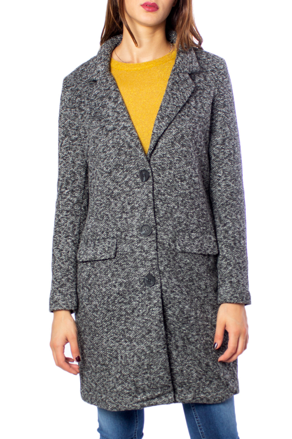 Пальто Jacqueline de Yong с глубоким вырезом, серый
Пальто Jacqueline de Yong с глубоким вырезом, серый