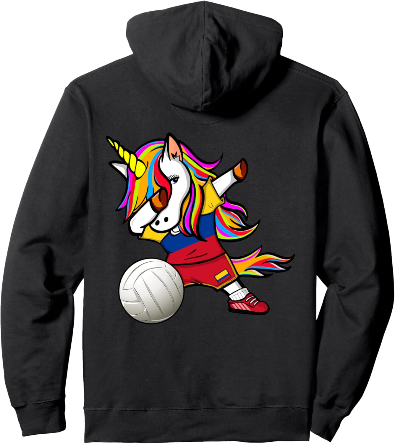 Танцующий единорог, волейбольная команда Колумбии, флаг Колумбии, любитель спорта, спортивная толстовка Колумбии Teeisle Colombia Volleyball, черный
Танцующий единорог, волейбольная команда Колумбии, флаг Колумбии, любитель спорта, спортивная толстовка Колумбии Teeisle Colombia Volleyball, черный