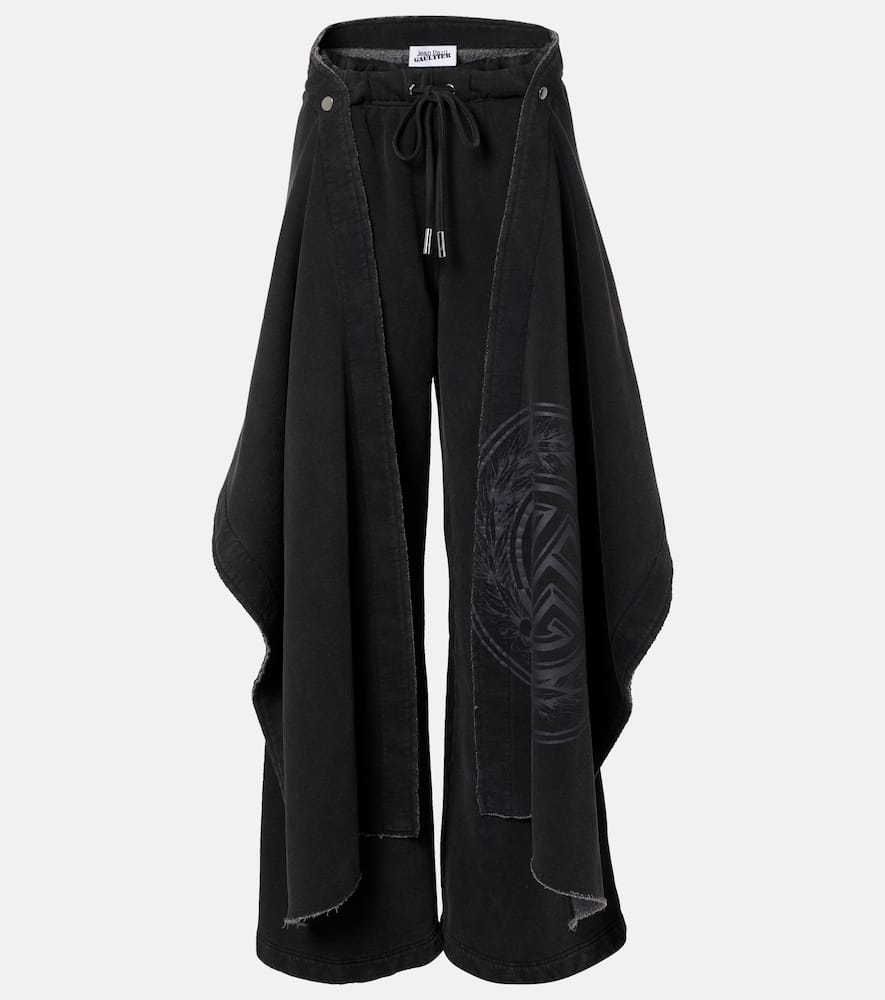 Хлопковые брюки из френч-тери Jean Paul Gaultier, Black
Хлопковые брюки из френч-тери Jean Paul Gaultier, Black