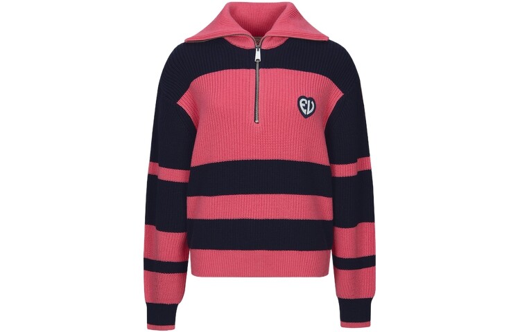 Свитер женский темно-синий/розовый Evisu
Свитер женский темно-синий/розовый Evisu