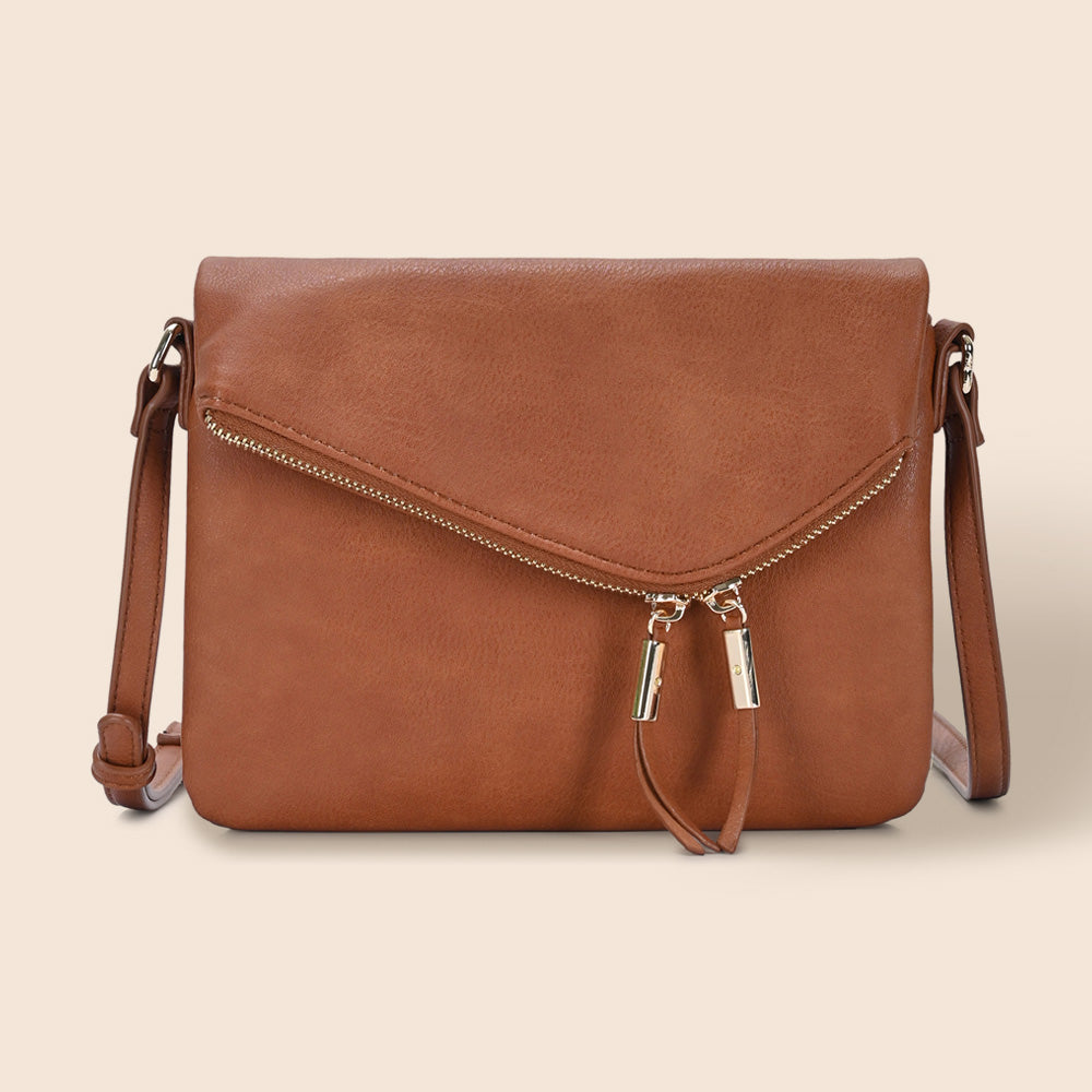 Сумка-конверт из искусственной кожи через плечо FASHNZFAB, Tan
Сумка-конверт из искусственной кожи через плечо FASHNZFAB, Tan