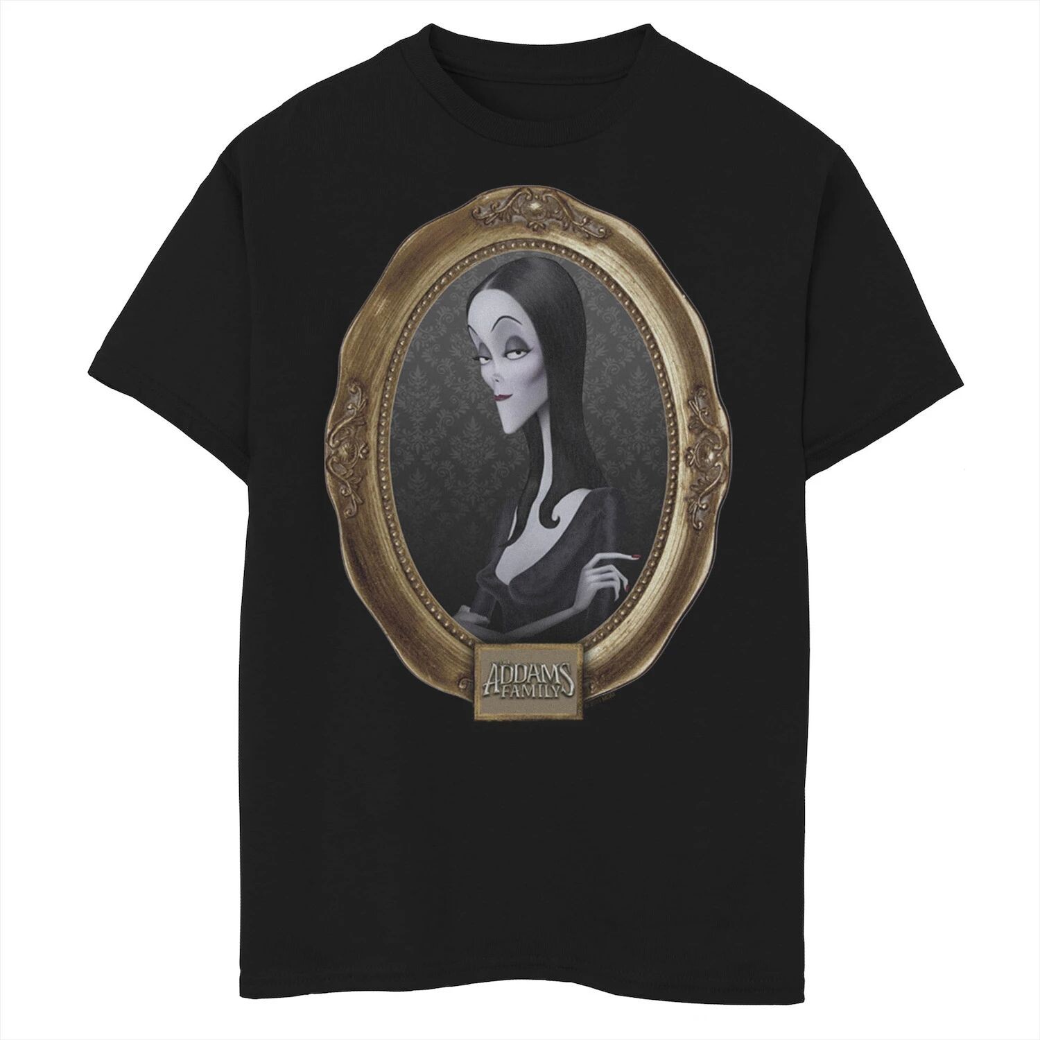 Футболка Morticia Addams с портретом в рамке для мальчиков 8–20 лет с графическим рисунком «Семейка Аддамс» Licensed Character
Футболка Morticia Addams с портретом в рамке для мальчиков 8–20 лет с графическим рисунком «Семейка Аддамс» Licensed Character