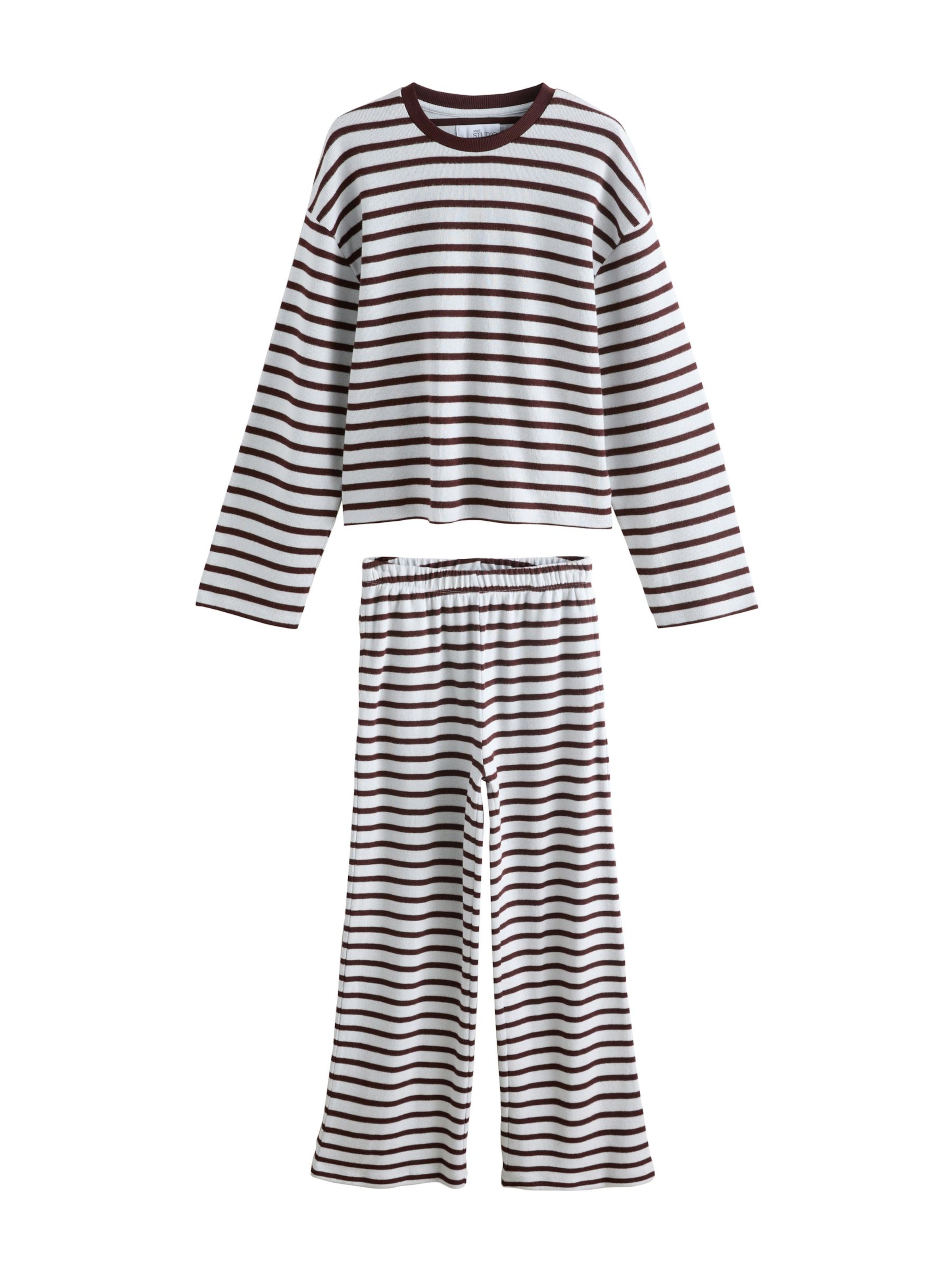 Next Лаунж-одежда в темно-коричневом и офф-белом цветах
Next Лаунж-одежда в темно-коричневом и офф-белом цветах