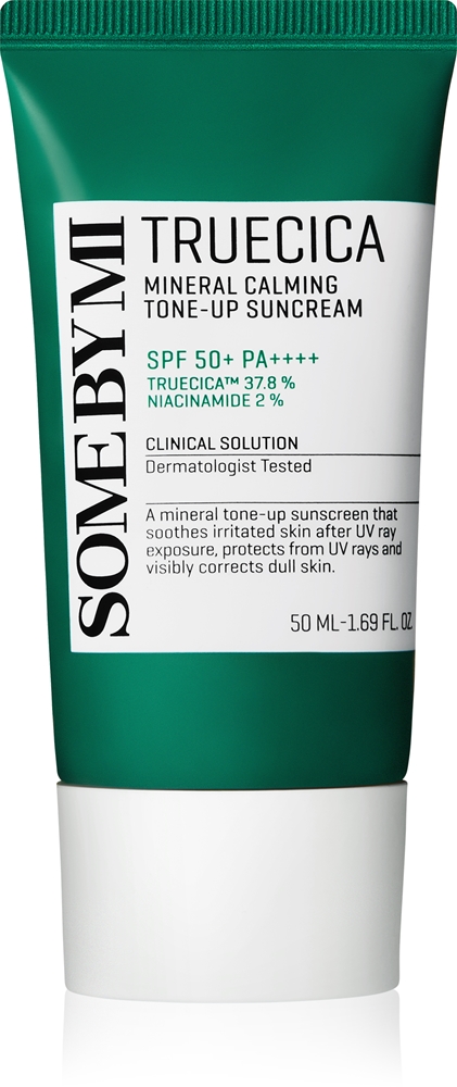 Успокаивающий тонизирующий солнцезащитный крем Truecica Mineral SPF 50+ Some By Mi, 50 мл
Успокаивающий тонизирующий солнцезащитный крем Truecica Mineral SPF 50+ Some By Mi, 50 мл