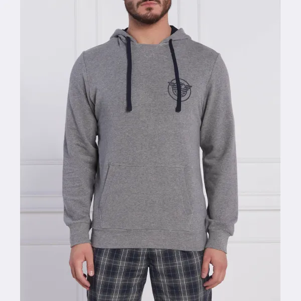 Толстовка обычного кроя Emporio Armani, серый 
Толстовка обычного кроя Emporio Armani, серый