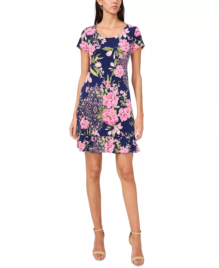 Женское платье-рубашка с круглым вырезом и рюшами по подолу, с принтом MSK, синий
Женское платье-рубашка с круглым вырезом и рюшами по подолу, с принтом MSK, синий