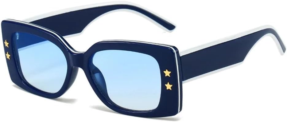 Винтажные солнцезащитные очки для женщин, роскошные ретро-солнцезащитные очки прямоугольной формы для женщин, модные прямоугольные солнцезащитные очки TYUVIVO, Blue Blue
Винтажные солнцезащитные очки для женщин, роскошные ретро-солнцезащитные очки прямоугольной формы для женщин, модные прямоугольные солнцезащитные очки TYUVIVO, Blue Blue