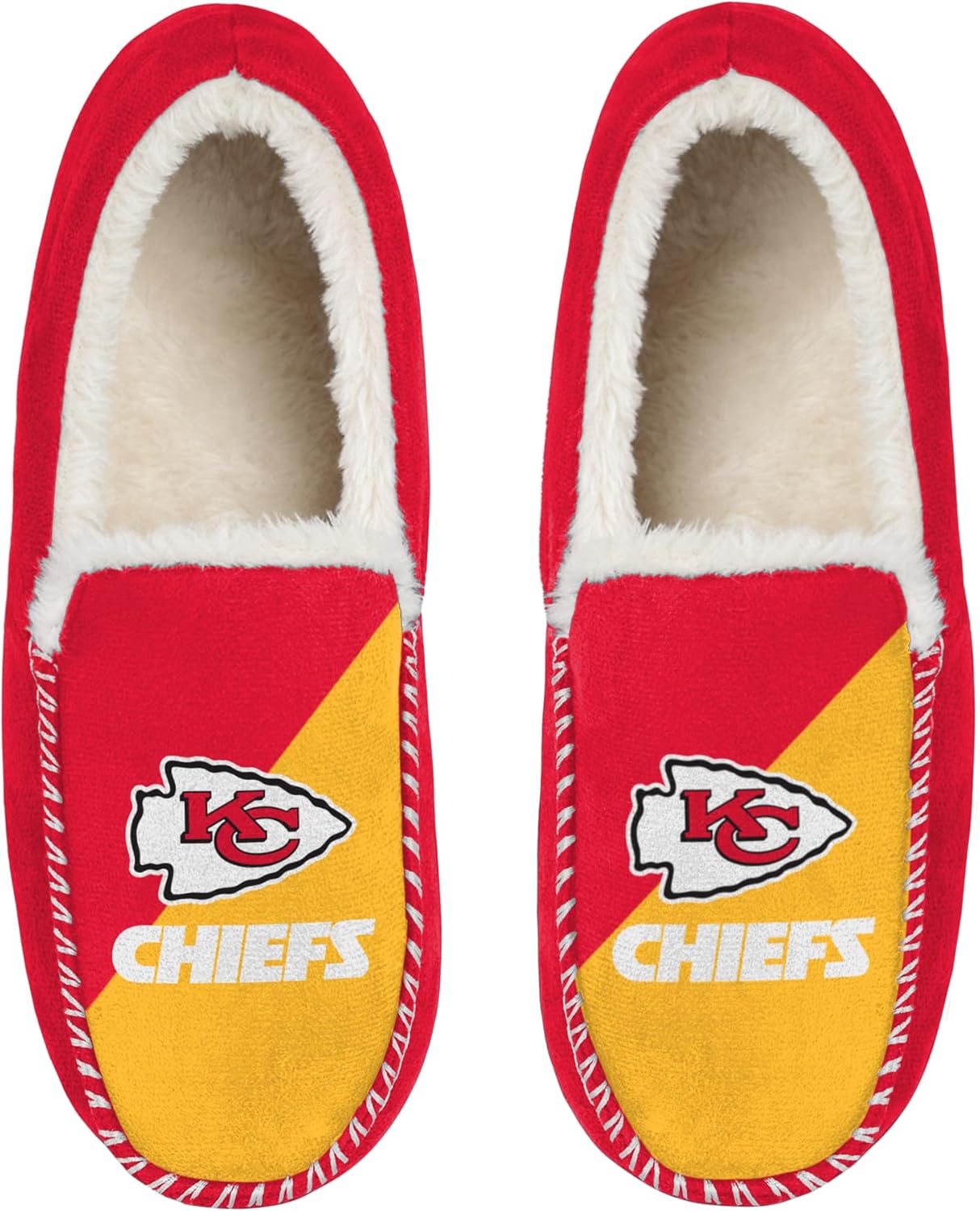 Унисекс-тапочки FOCO NFL с официальной лицензией с отделкой шэрпа и основным логотипом в стиле color block, Kansas City Chiefs
Унисекс-тапочки FOCO NFL с официальной лицензией с отделкой шэрпа и основным логотипом в стиле color block, Kansas City Chiefs