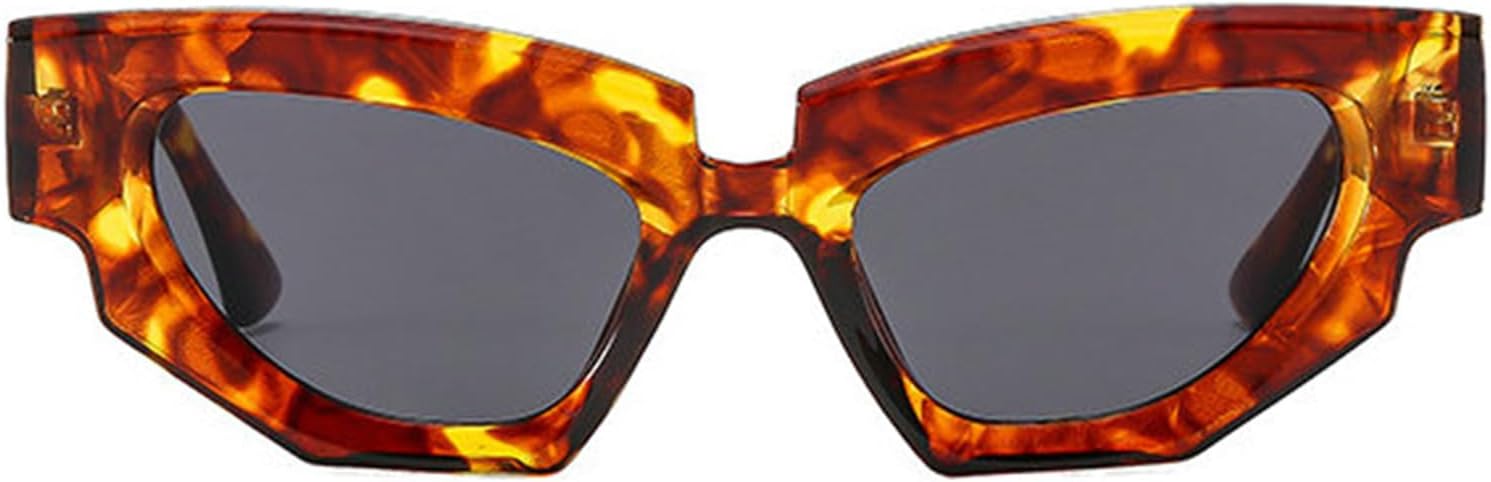 Willochra Модные двухцветные женские солнцезащитные очки «кошачий глаз» с многоугольным оправой, ретро-градиентные мужские солнцезащитные очки, трендовые очки с защитой от УФ-излучения UV400, Leopard
Willochra Модные двухцветные женские солнцезащитные очки «кошачий глаз» с многоугольным оправой, ретро-градиентные мужские солнцезащитные очки, трендовые очки с защитой от УФ-излучения UV400, Leopard