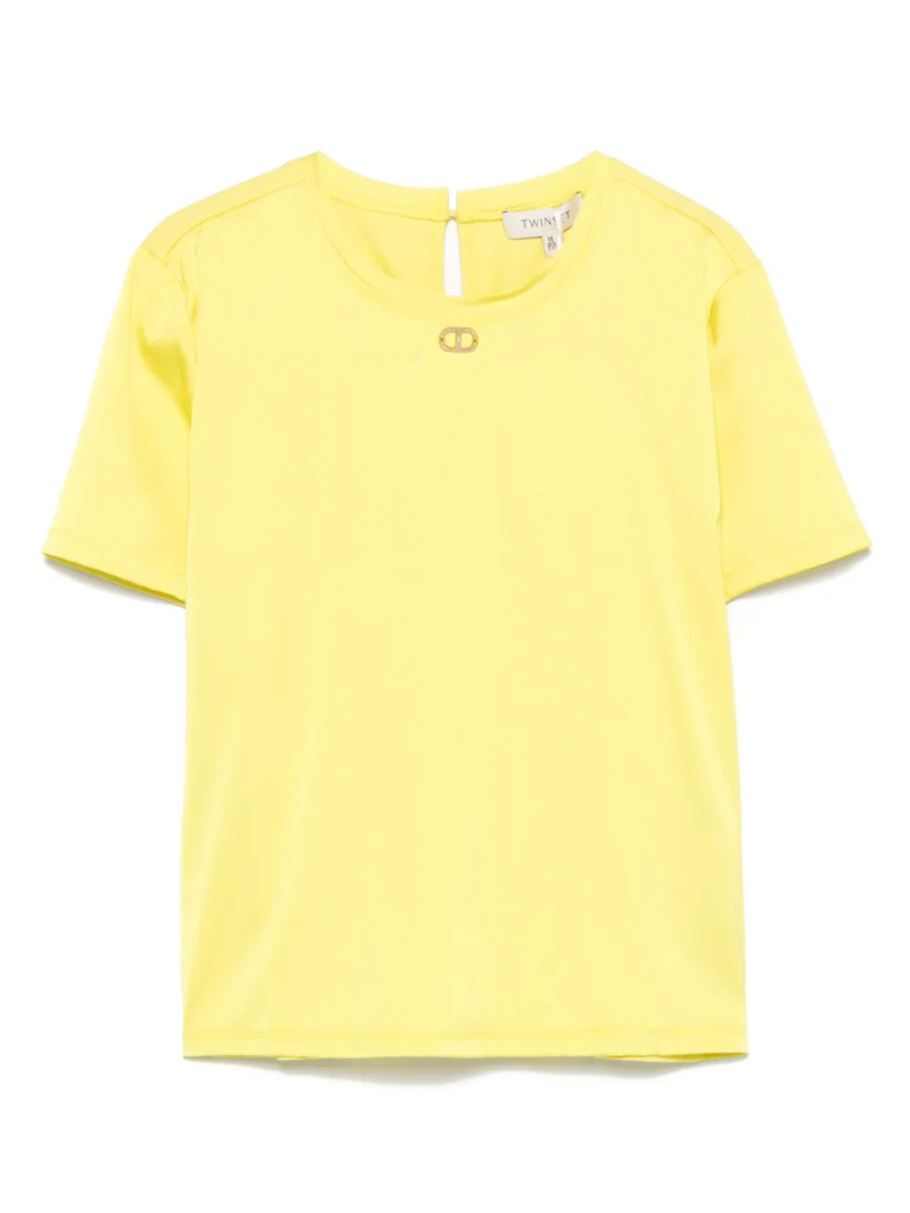 Футболка с панелями TWINSET Kids, желтый 
Футболка с панелями TWINSET Kids, желтый